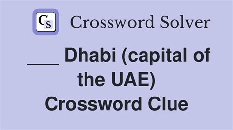 capital of abu dhabi|capital of abu dhabi crossword.